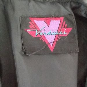 VERDUCCI men's leather biker jacket